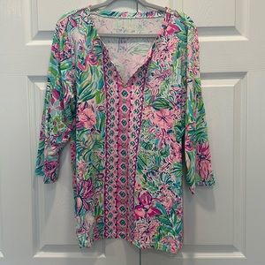 Lilly Pulitzer Karina Tunic Top size XXL